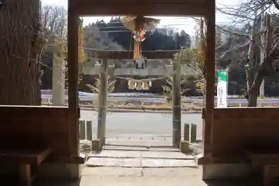 大六天麻王神社の鳥居