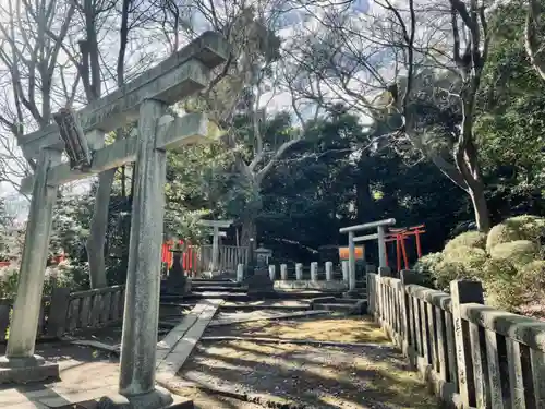 駒込稲荷神社の鳥居