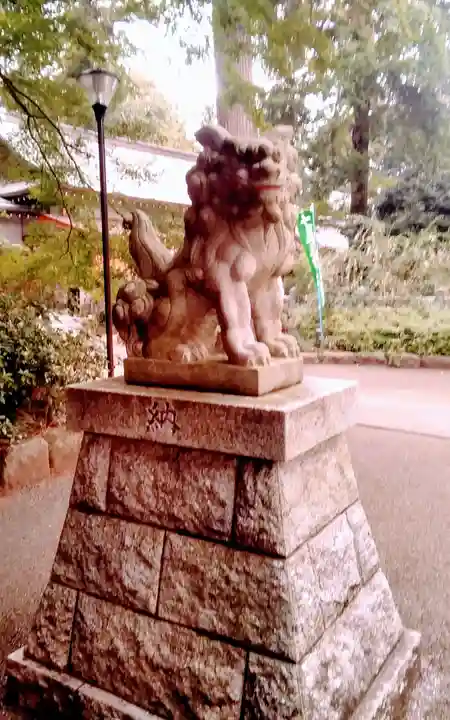 廣幡八幡宮の狛犬