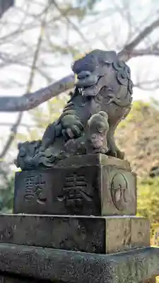 検見川神社の狛犬