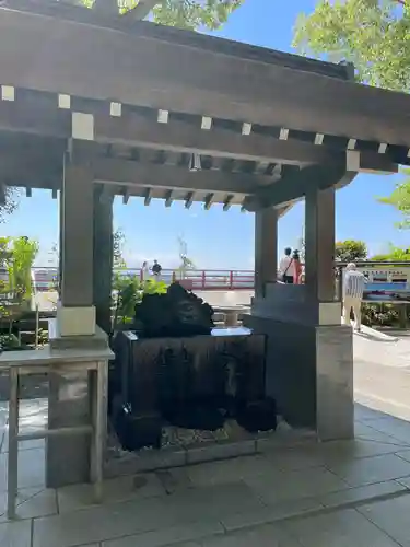 多摩川浅間神社の手水舎