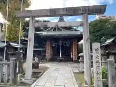 富士浅間神社の鳥居