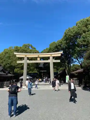 明治神宮の鳥居