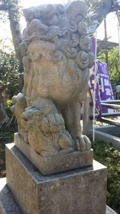 江島神社の狛犬