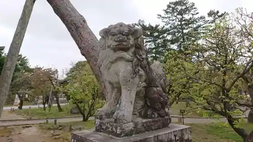 白山神社の狛犬