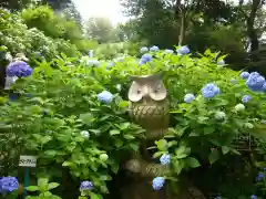 鷲子山上神社の像