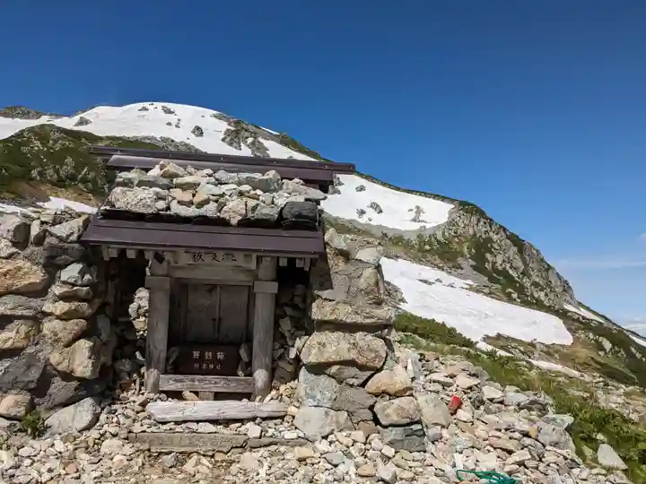 雄山神社峰本社の本殿・本堂