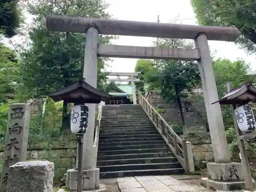 西向天神社の鳥居
