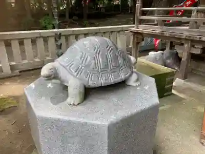 亀岡八幡宮（亀岡八幡神社）の像