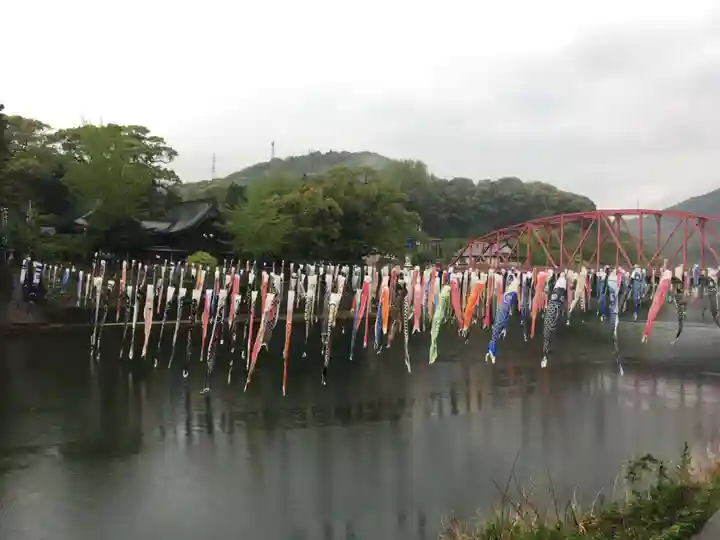 與止日女神社の周辺