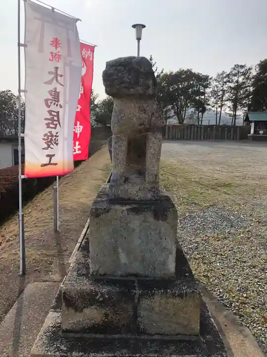 神戸神社の狛犬