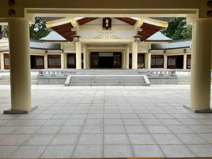 愛知縣護國神社の本殿・本堂