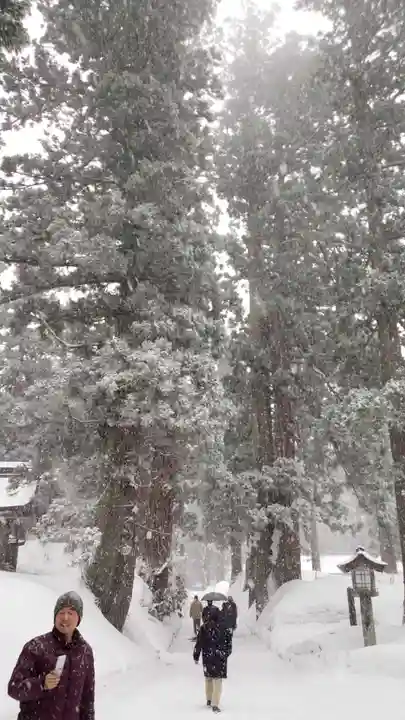 出羽神社(出羽三山神社)~三神合祭殿~の景色