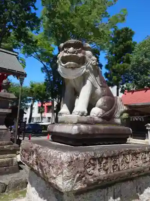 諏訪八幡神社の狛犬