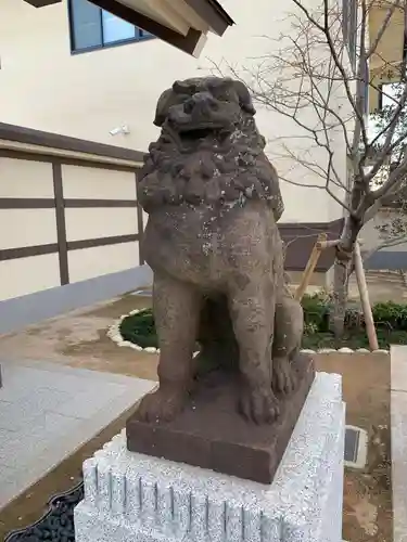 千葉縣護國神社の狛犬