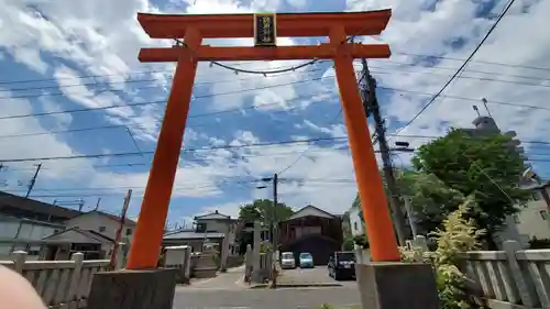 蒲原神社の鳥居