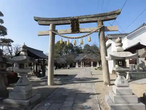 百済王神社の鳥居