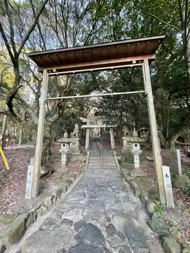 鷹見神社の鳥居