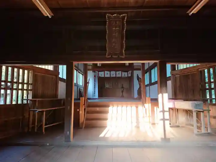 村積神社下宮の本殿・本堂