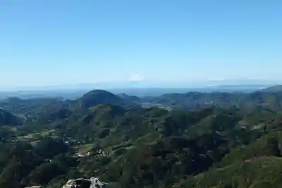 平群天神社の景色