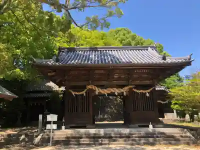 國津比古命神社の山門・神門