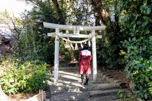 白山媛神社（上条白山媛神社）の鳥居