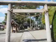 栗原氷川神社の鳥居