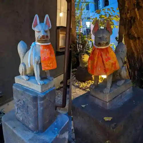 五十稲荷神社(栄寿稲荷神社)の狛犬