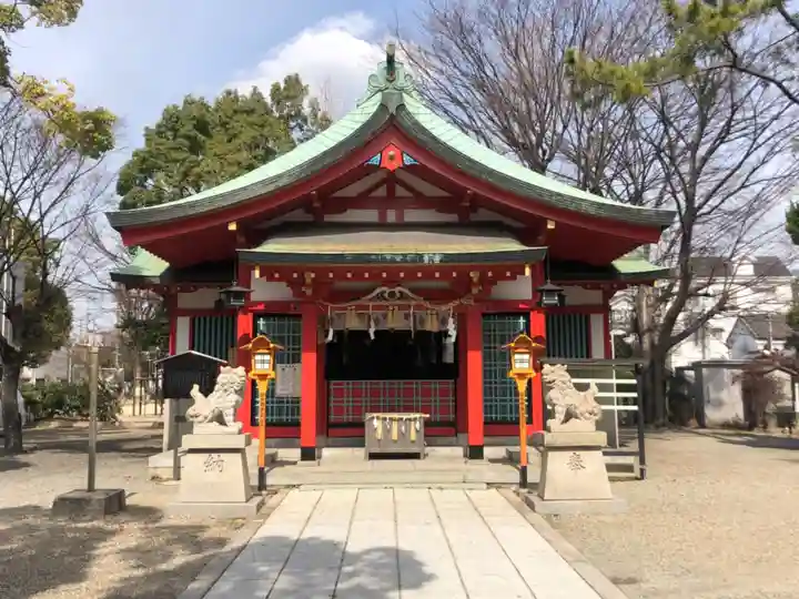 西長洲八幡神社の本殿・本堂
