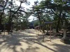 石清水神社の景色