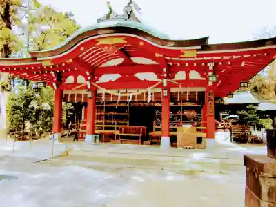 越ヶ谷久伊豆神社の本殿・本堂