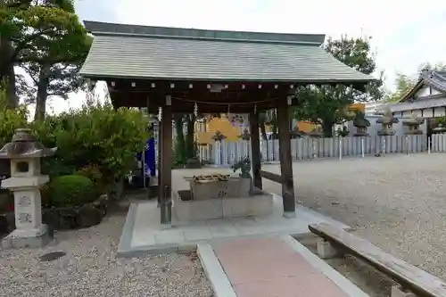 百済王神社の手水