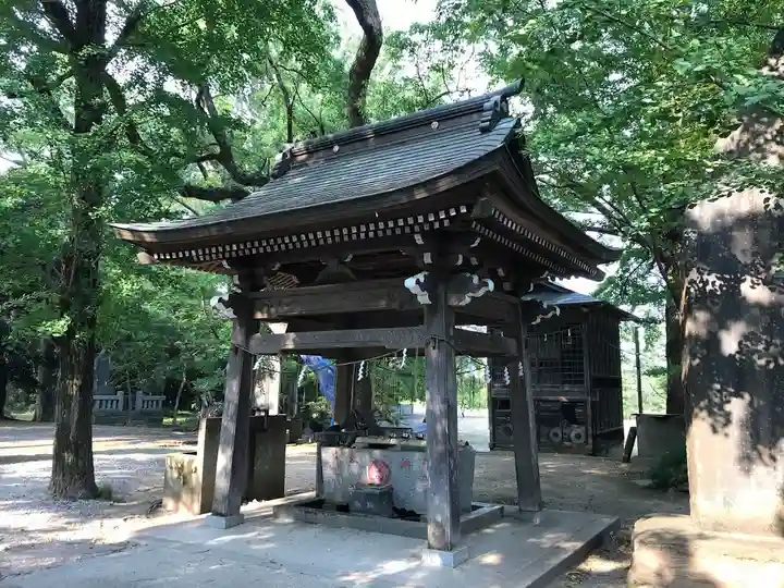 金村別雷神社の手水舎