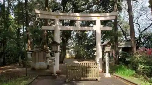 諏訪神社の鳥居