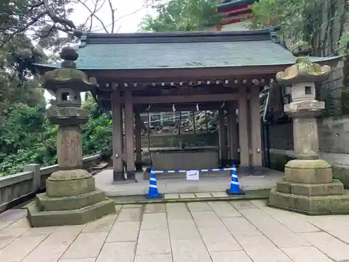 江島神社の手水舎