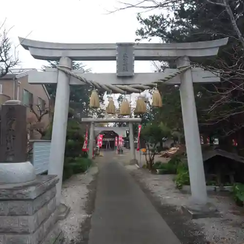 上青木氷川神社の鳥居