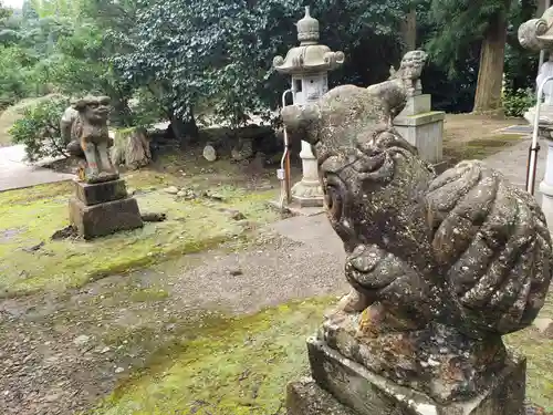 白山神社の狛犬