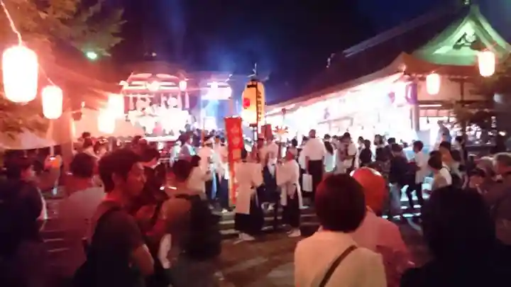 山中諏訪神社のお祭り