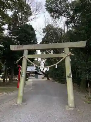 布智神社(本甲)の鳥居