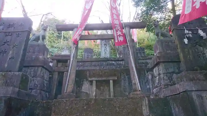 岐阜稲荷山本社の鳥居