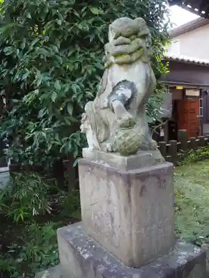 轡神社の狛犬