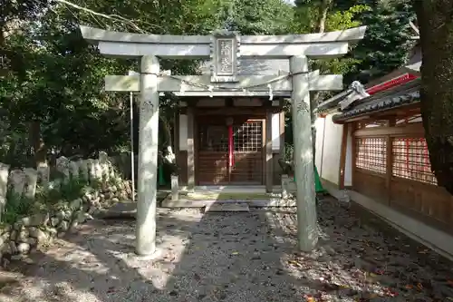 積川神社の鳥居