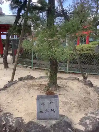 植田八幡宮の庭園