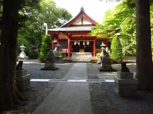 山中浅間神社の本殿・本堂