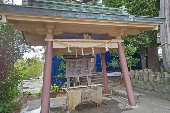 元城町東照宮の手水舎