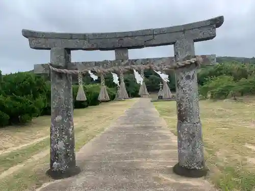 白沙八幡神社の鳥居