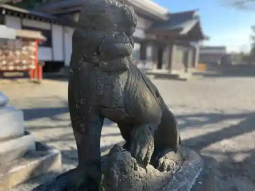 簳幹八幡宮の狛犬