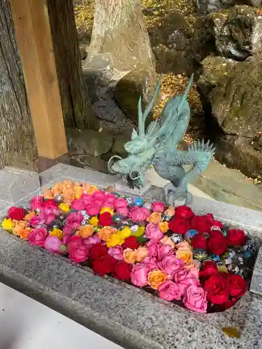 中之嶽神社の手水