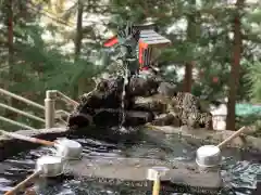 新倉富士浅間神社の手水