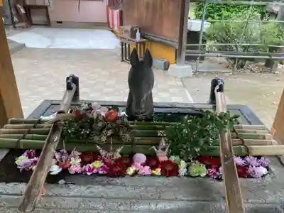 調神社の手水舎
